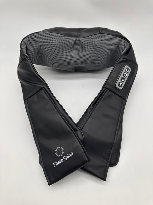 PharpSpine - The Full Revive - Shoulders, Neck, & Full Body Heated Massager - Luxury Carry Bag & Car Adapter Included